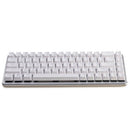 New Ajazz Zinic 68 Keys Mechanical Keyboard All Metal Body Switches Black / Blue / Brown / Red Axis Dual-mode BT Version With White Backlight