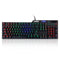 Ajazz AK35i / Ak35i RGB Mechanical Gaming Keyboard Switches Black / Blue / Brown / Red Axis Wired White LED Backlight Ergonomic Backlit Keyboard All-key Anti-ghosting PC Gamer Home Office