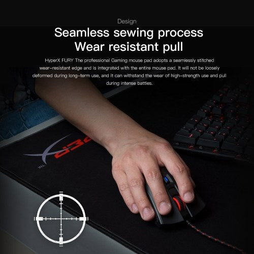 Kingston HyperX FURY Professional Esport Gaming Mouse Pad Mat 300*360mm متوسط ​​HX-MPFP-M