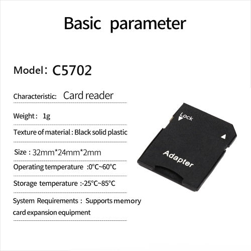 TF Card to SD Memory Card Adapter Converter