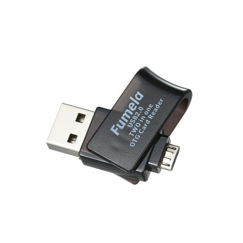 USB2.0 2 in 1 OTG Card Reader Flash Drive High-speed Universal