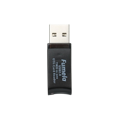 USB2.0 2 في 1 OTG قارئ بطاقات فلاش محرك عالي السرعة عالمي