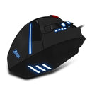 ZELOTES T-60 7200DPI Wired Gaming Mouse USB Computer LED Backlight Mice