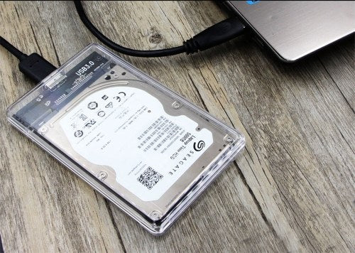 USB 3.0 External Hard Drive Enclosure USB 3.0 Transparent Hard Disk Box USB 3.0 Micro to SATA Hard Disk Box 2TB Hard Drive SSD / HDD