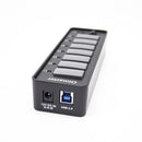 OImaster 7-Port USB 3.0 HUB HUB HUB HUB مع مفتاح الطاقة