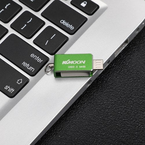 محرك أقراص فلاش USB 2.0 OTG من KKMOON، محرك فلاش قابل للتدوير