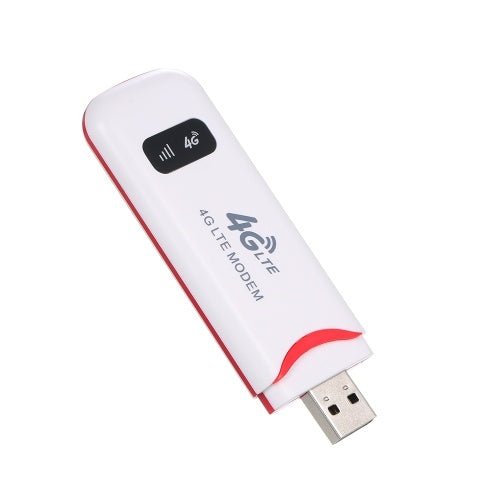 4G Portable Mini Wifi Router Usb Modem 100Mbps LTE FDD With SIM Card Slot(White)