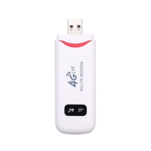 4G Portable Mini Wifi Router Usb Modem 100Mbps LTE FDD With SIM Card Slot(White)