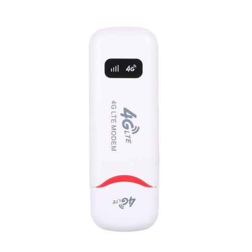 4G Portable Mini Wifi Router Usb Modem 100Mbps LTE FDD With SIM Card Slot(White)