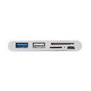 T-693 USB C USB 3.1 Type C HUB مع قارئ بطاقات 5 في 1 USB-C Hub