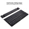 BK808 Mini Portable Wireless Folding Keyboard Dual Channel Foldable Keyboard