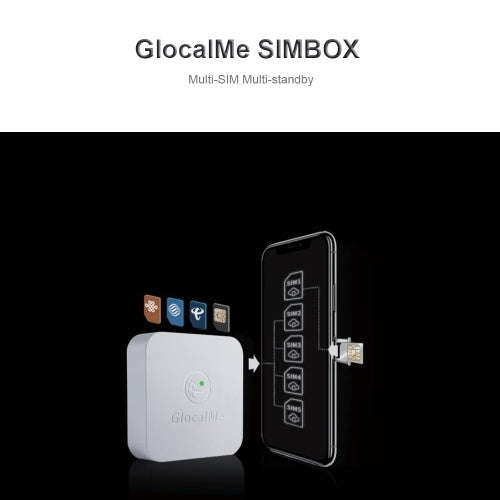 GlocalMe SIMBOX 4 SIM ثنائي الاستعداد بدون تجوال 4G SIMBOX