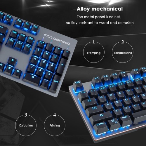 Motospeed GK89 2.4GHz Wireless / USB Wired Mechanical Keyboard