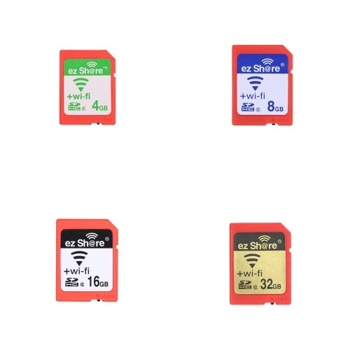 EZ share WiFi Share Memory SD Card Wireless Camera Share Card SDHC Flash Card Class 10 16GB for Canon/Nikon/Sony