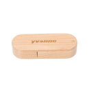 yvonne Wooden USB Flash Drive Rotatable Pen Drive 16G Memory Stick Pendrives Gift