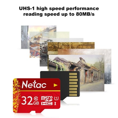 بطاقة ذاكرة MicroSD سعة 64 جيجابايت من Netac U1 C10