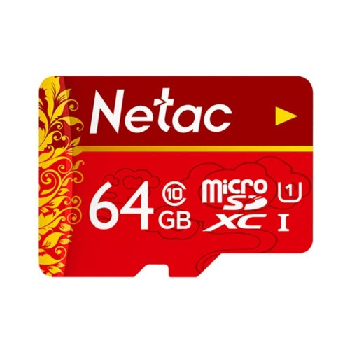 Netac 64GB MicroSD Memory Card U1 C10