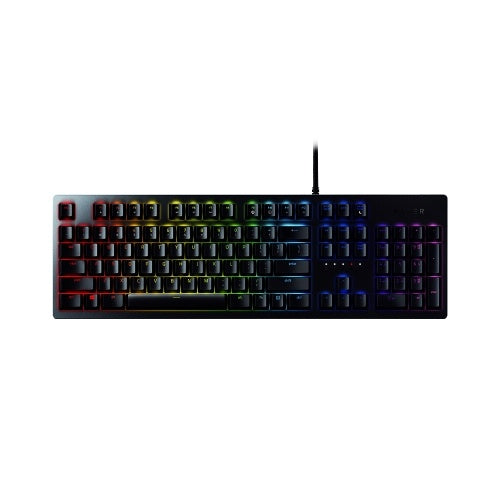 لوحة مفاتيح الألعاب السلكية Razer Huntsman لوحة مفاتيح الألعاب الميكانيكية RGB الخلفية مفاتيح اللمس تصميم مريح للكمبيوتر المحمول