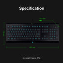 Razer Cynosa Pro Wired Gaming Keyboard Backlit Membrane Keyboard for Game Macro Recording Programmable Keys 104 Keys for Laptop PC