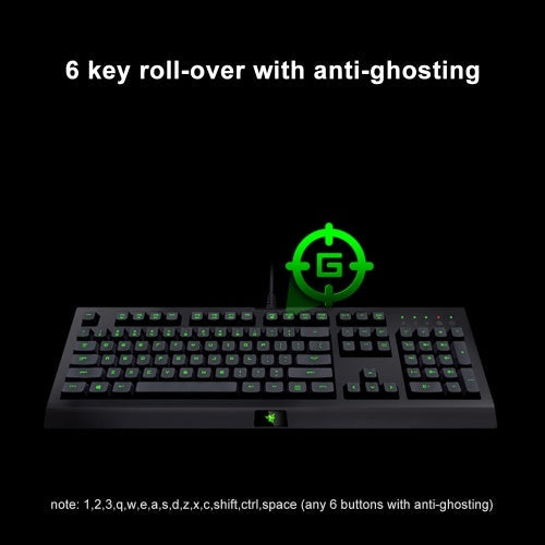 Razer Cynosa Pro Wired Gaming Keyboard Backlit Membrane Keyboard for Game Macro Recording Programmable Keys 104 Keys for Laptop PC