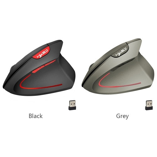 HXSJ Wireless Mouse Vertical Mice Ergonomic Rechargeable 3 DPI optional Adjustable 2400 DPI Mouse with USB charging Cable for Mac Laptop PC Computer