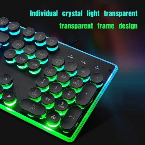 ZERODATE KB202 Wired Gaming Backlit Mechanical Keyboard