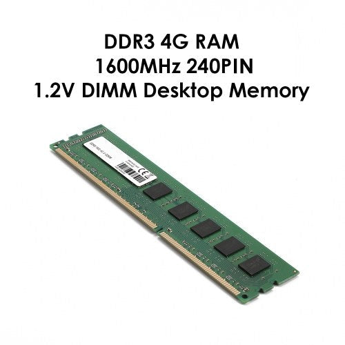 MBDDR3091600 DDR3 4G RAM 1600MHz 240PIN 1.2V DIMM Desktop Memory