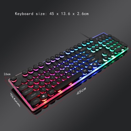 ZERODATE J40 Wired Keyboard Mouse Set