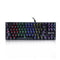 Magic-Refiner 1506 Mechanical Gaming Keyboard USB Wired RGB Backlight Blue Switch 87 Keys For Gamer Office E-Sports English Version