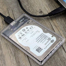 2.5" Transparent Hard Drive Enclosure USB 3.0 to SATA3 5gbps Caddy Case For External HDD/SSD ST