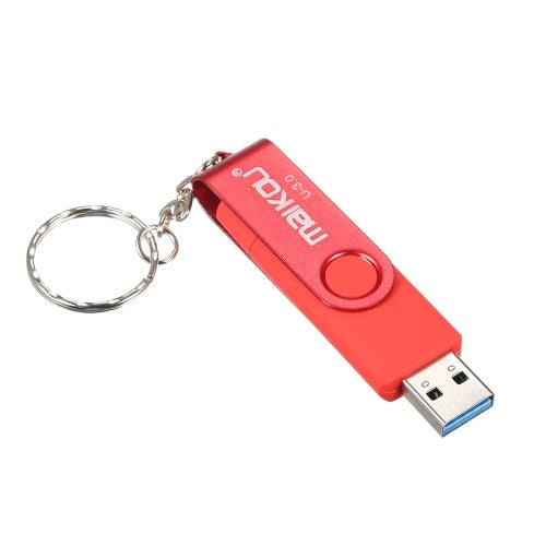 MaiKou 2-in-1 USB 3.0 Flash Drive USB Flash Disk Red&16GB