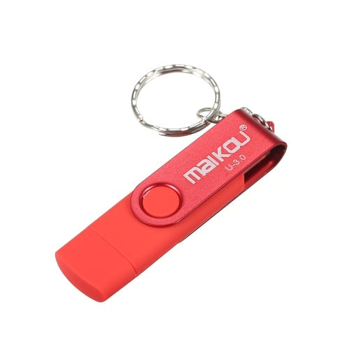 MaiKou 2-in-1 USB 3.0 Flash Drive USB Flash Disk Red&16GB