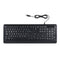 USB Interface Large Print Tri-Color Backlit Wired Keyboard