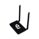 4G Wireless Wifi Router LTE 300Mbps Mobile MiFi Portable Hotspot with SIM Card Slot EU Plug(Black)