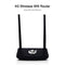 4G Wireless Wifi Router LTE 300Mbps Mobile MiFi Portable Hotspot with SIM Card Slot EU Plug(Black)