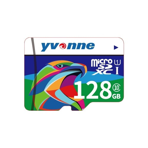 yvonne Micro SDHC TF Flash Memory Card Data Storage 128GB Fast Speed