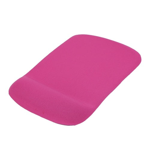 Silicone Mouse Pad Soft Gel Mouse Mat with Wrist Rest Support Comfort Mousepad for PC Laptop(Rose Red)