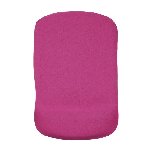 Silicone Mouse Pad Soft Gel Mouse Mat with Wrist Rest Support Comfort Mousepad for PC Laptop(Rose Red)