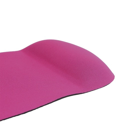 Silicone Mouse Pad Soft Gel Mouse Mat with Wrist Rest Support Comfort Mousepad for PC Laptop(Rose Red)