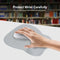 Silicone Mouse Pad Soft Gel Mouse Mat with Wrist Rest Support Comfort Mousepad for PC Laptop(Grey)