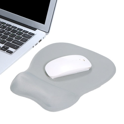 Silicone Mouse Pad Soft Gel Mouse Mat with Wrist Rest Support Comfort Mousepad for PC Laptop(Grey)