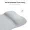 Silicone Mouse Pad Soft Gel Mouse Mat with Wrist Rest Support Comfort Mousepad for PC Laptop(Grey)