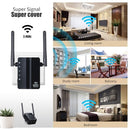 WiFi Repeater Wireless 300Mbps Router AP Mode WiFi Extender 2.4G Wireless Repeater (Black)