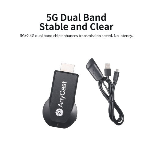 Wireless Dongle WiFi Display Dongle 5G HD Receiver Miracast Adapter Wireless Screen Converter Adapter DLNA Airplay