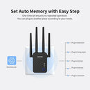 COMFAST WiFi Repeater Wireless Dual-band 1200Mbps Router AP Mode WiFi Extender 2.4G&5.8G Wireless Repeater