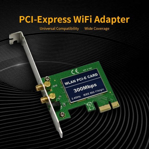 PCI-Express WiFi Adapter Wireless 300Mbps 2.4G Wireless Network Adapter PCIe Wi-Fi Cards Wi-Fi Adapters