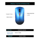 AI International Voice Mouse Wireless Translation Mice English Chinese Translator Voice Type Speech Search(Blue)