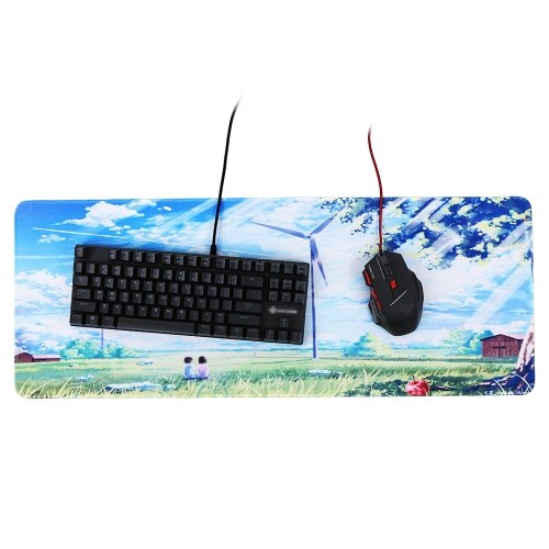 Extra Large Mouse Pad Anti-Slip Mouse Mat Rubber Desk Keyboard Mouse Mat