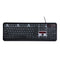 Rainbow LED Backlit Gaming Keyboard Illuminated Keyboard Ergonomic Design Office Work Keyboard for PC Laptop