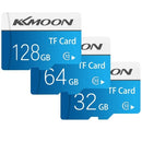 بطاقة KKmoon Micro SD بطاقة ذاكرة فلاش TF لتخزين البيانات سعة 32 جيجابايت فئة 10 سرعة سريعة (أزرق)